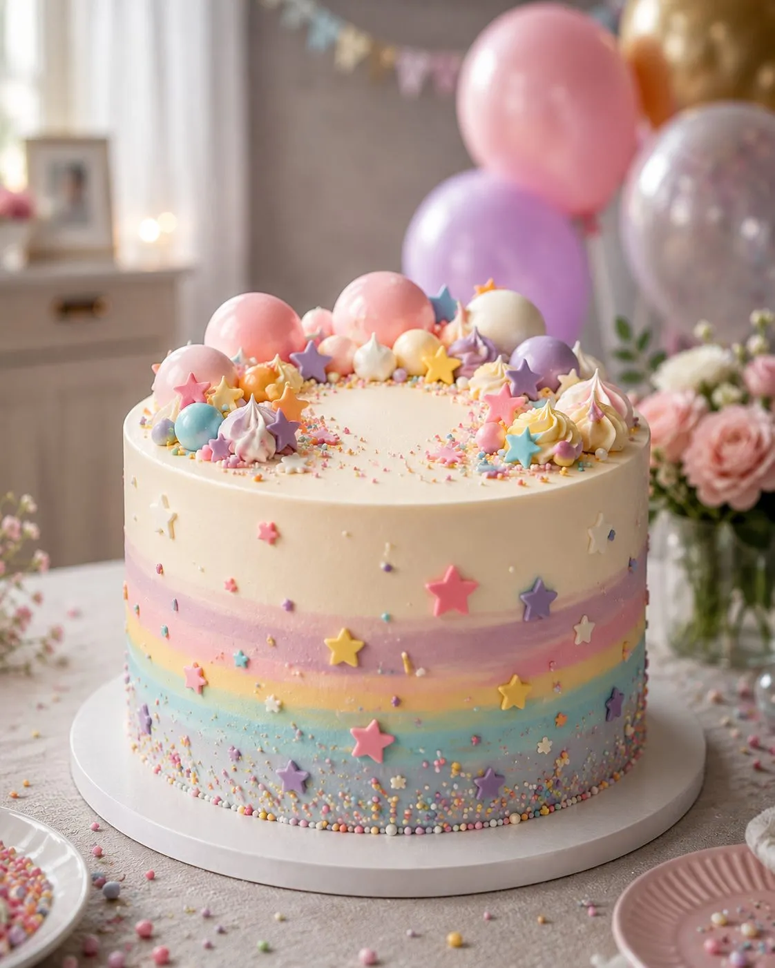 Assorted cakes and desserts