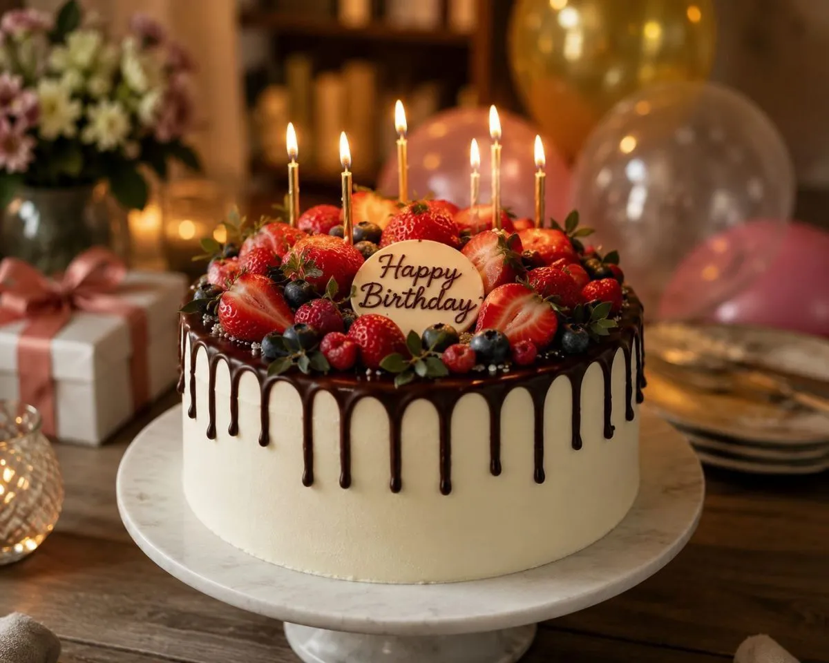 Assorted ready-made cakes and desserts