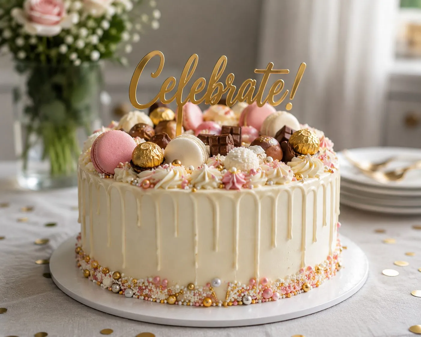 Custom birthday cakes and desserts